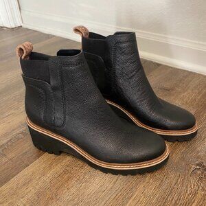 Black leather Dolce Vita Women's Huey H2O Boots
